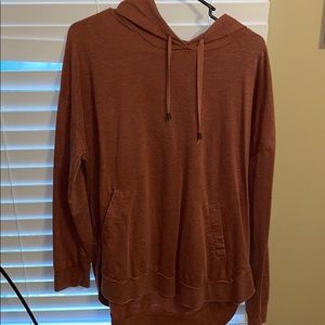 Dark burnt orange sweatshirt